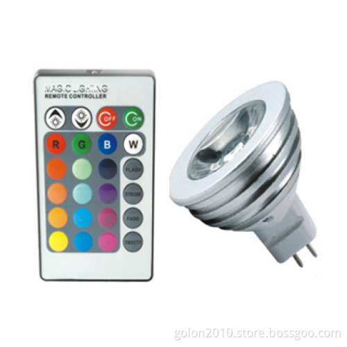 3W RGB MR16 LED Spotlights GU10 LED Spot Light (GU10 E27 G5.3)